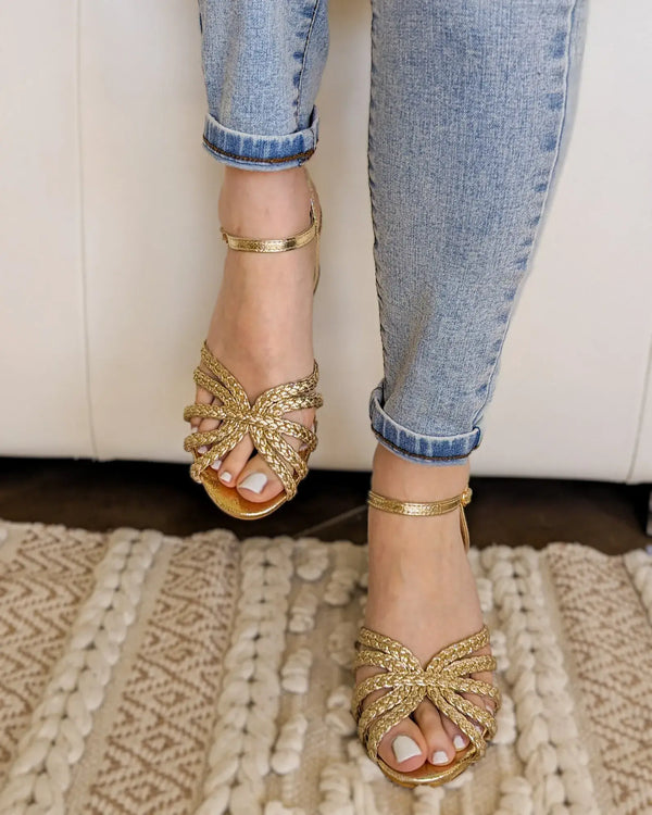 Sandales dorées - Goldy