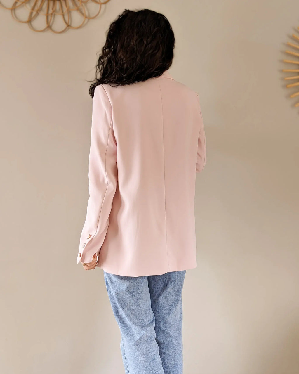 Veste blazer - Alba rose poudré