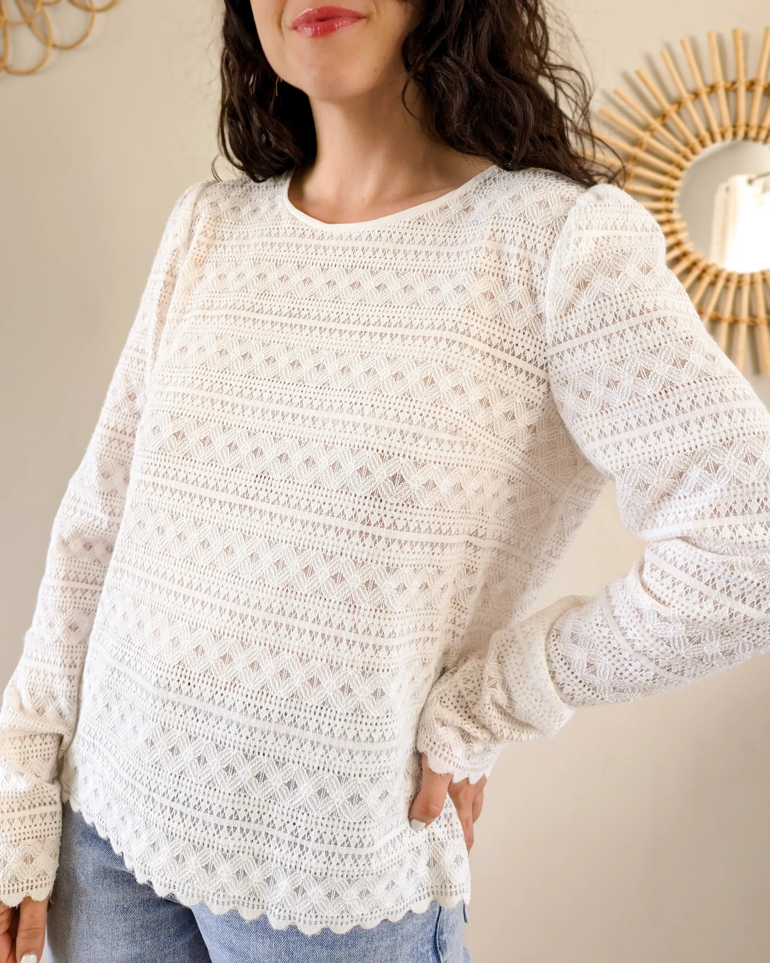 Blouse en dentelle - Ashley