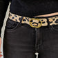 Ceinture en cuir - Léopard