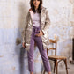 Imperméable réversible Laura Jo rose/dorée - Elena longue