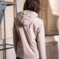 Imperméable rembourré mi-saison Laura Jo - Mandy court beige/doré