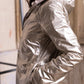 Imperméable rembourré mi-saison Laura Jo - Mandy court beige/doré