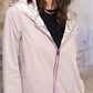 Imperméable réversible Laura Jo beige/doré- Elena courte