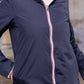 Imperméable rembourré mi-saison Laura Jo - Mandy court marine/doré