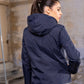 Imperméable rembourré mi-saison Laura Jo - Mandy court marine/doré