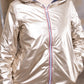 Imperméable rembourré mi-saison Laura Jo - Mandy court marine/doré