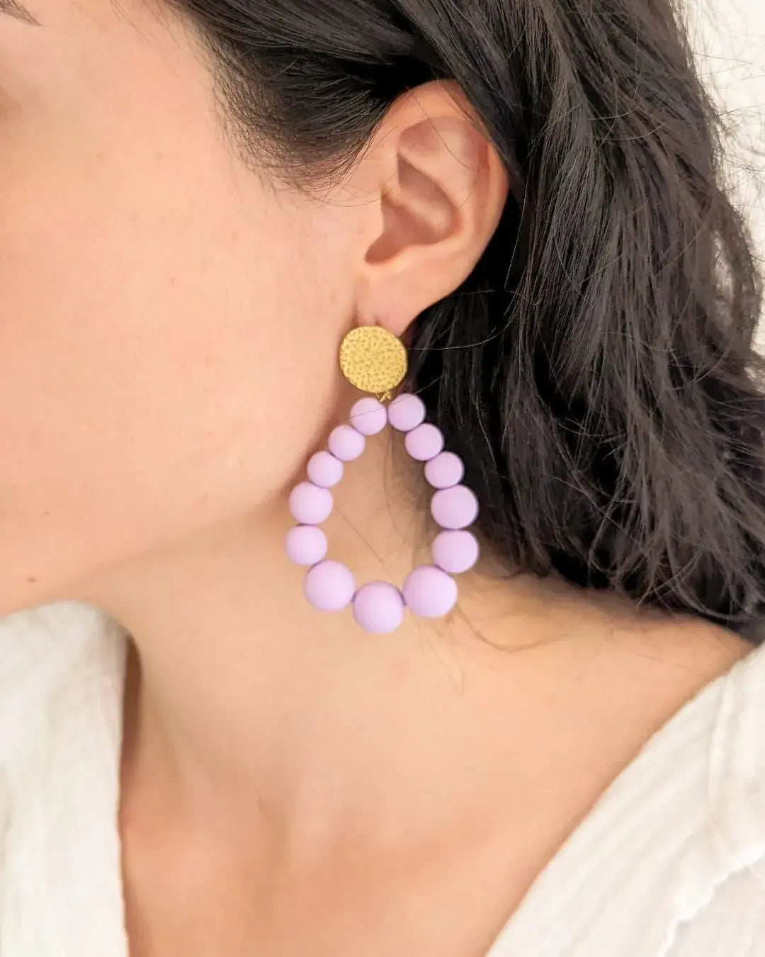 Boucles d'oreilles Lavande - Helena