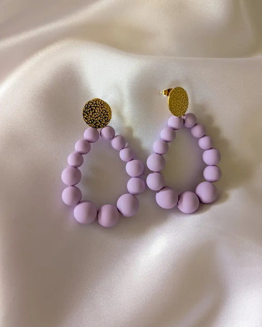 Boucles d'oreilles Lavande - Helena