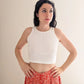 Crop top côtelé - Yoela