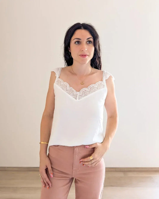 Top à dentelle - Emma