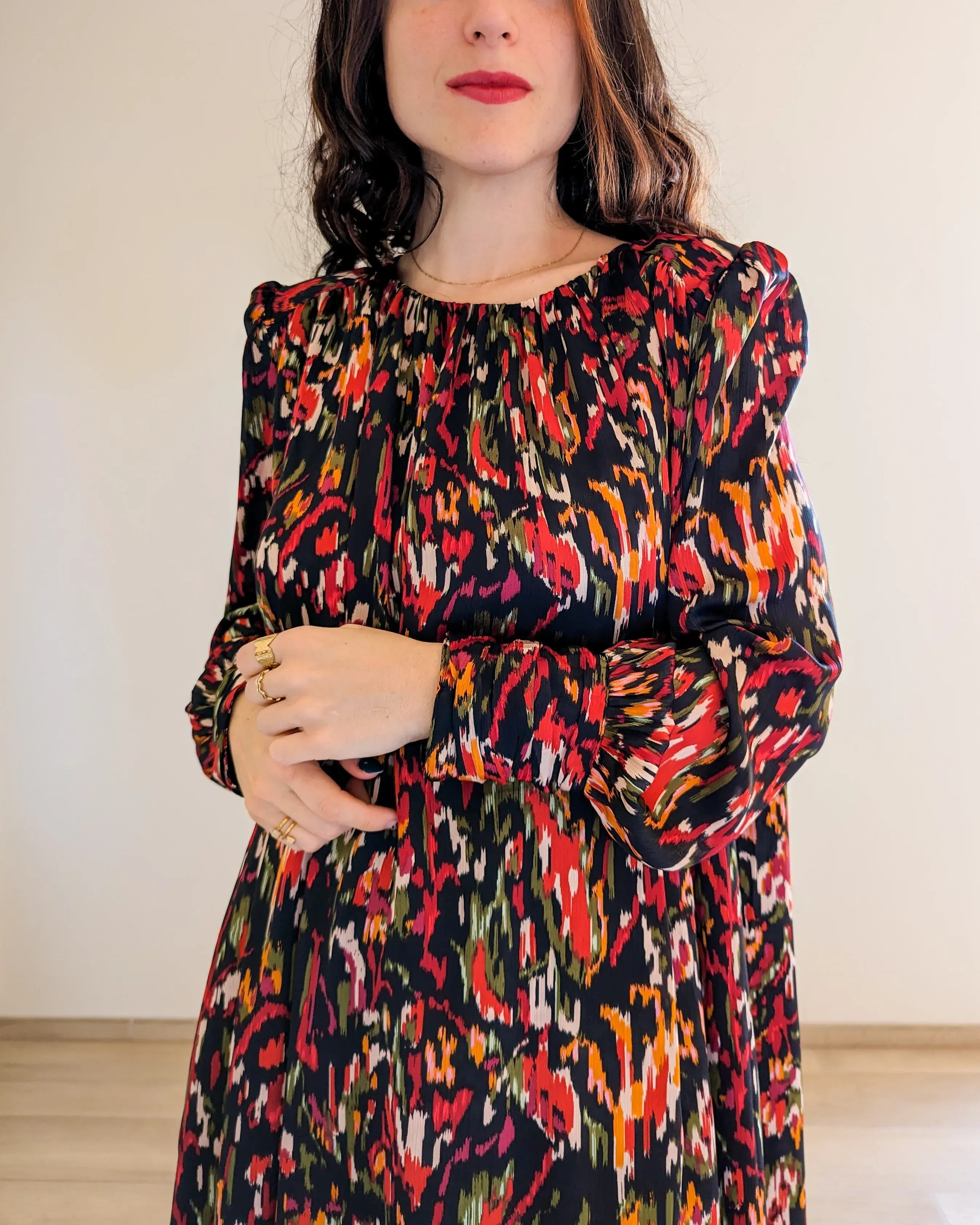 Robe courte motifs colorés - Agathe