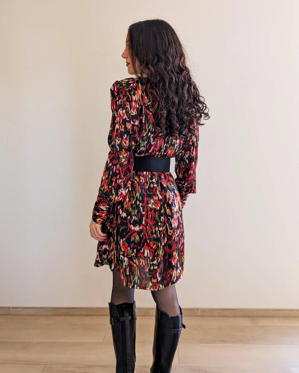Robe courte motifs colorés - Agathe