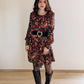 Robe courte motifs colorés - Agathe
