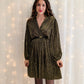 Robe dorée à paillettes Diane
