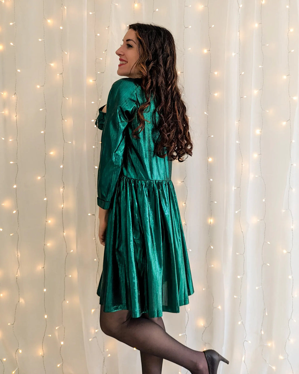 Robe métallique - Leya