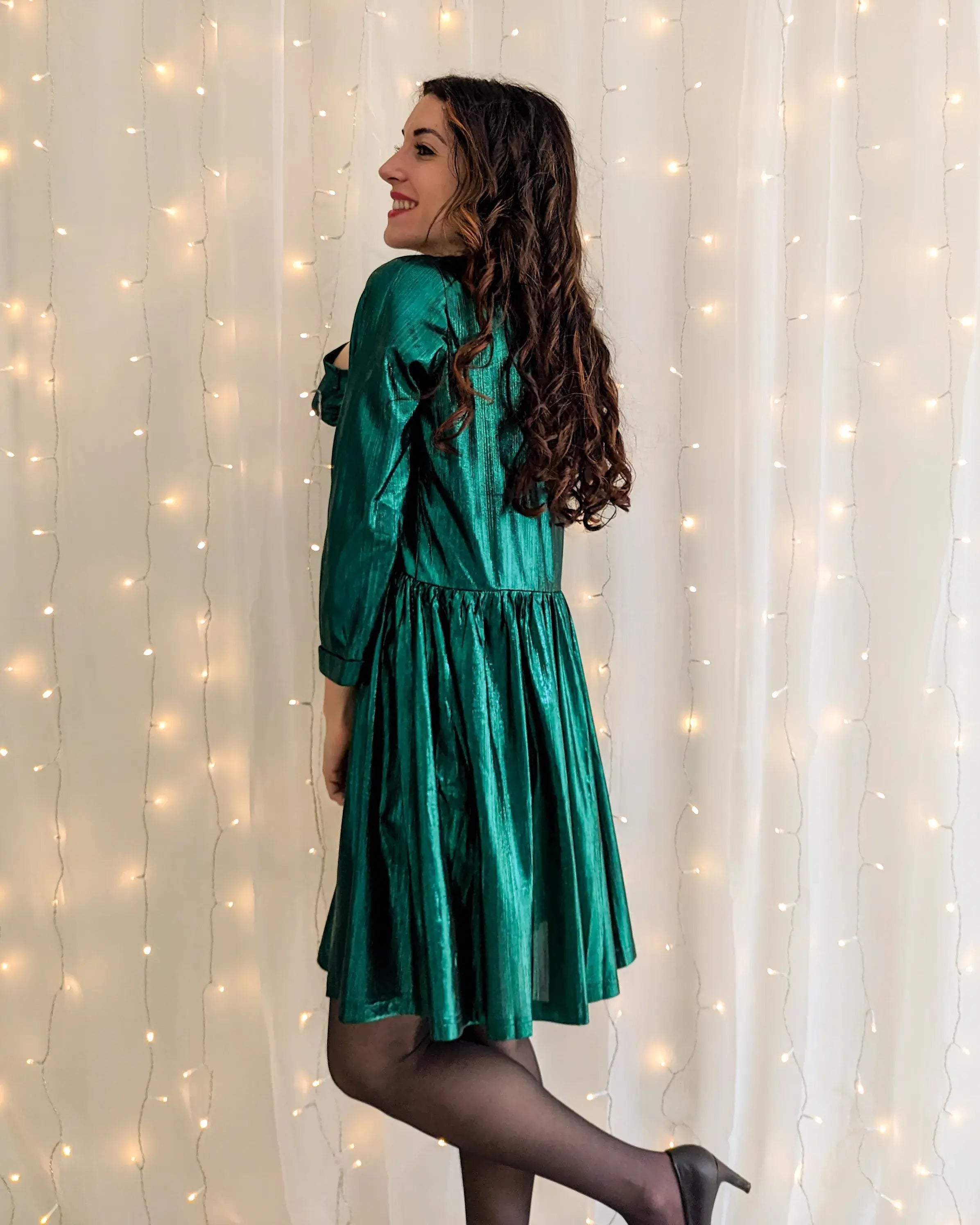 Robe métallique - Leya