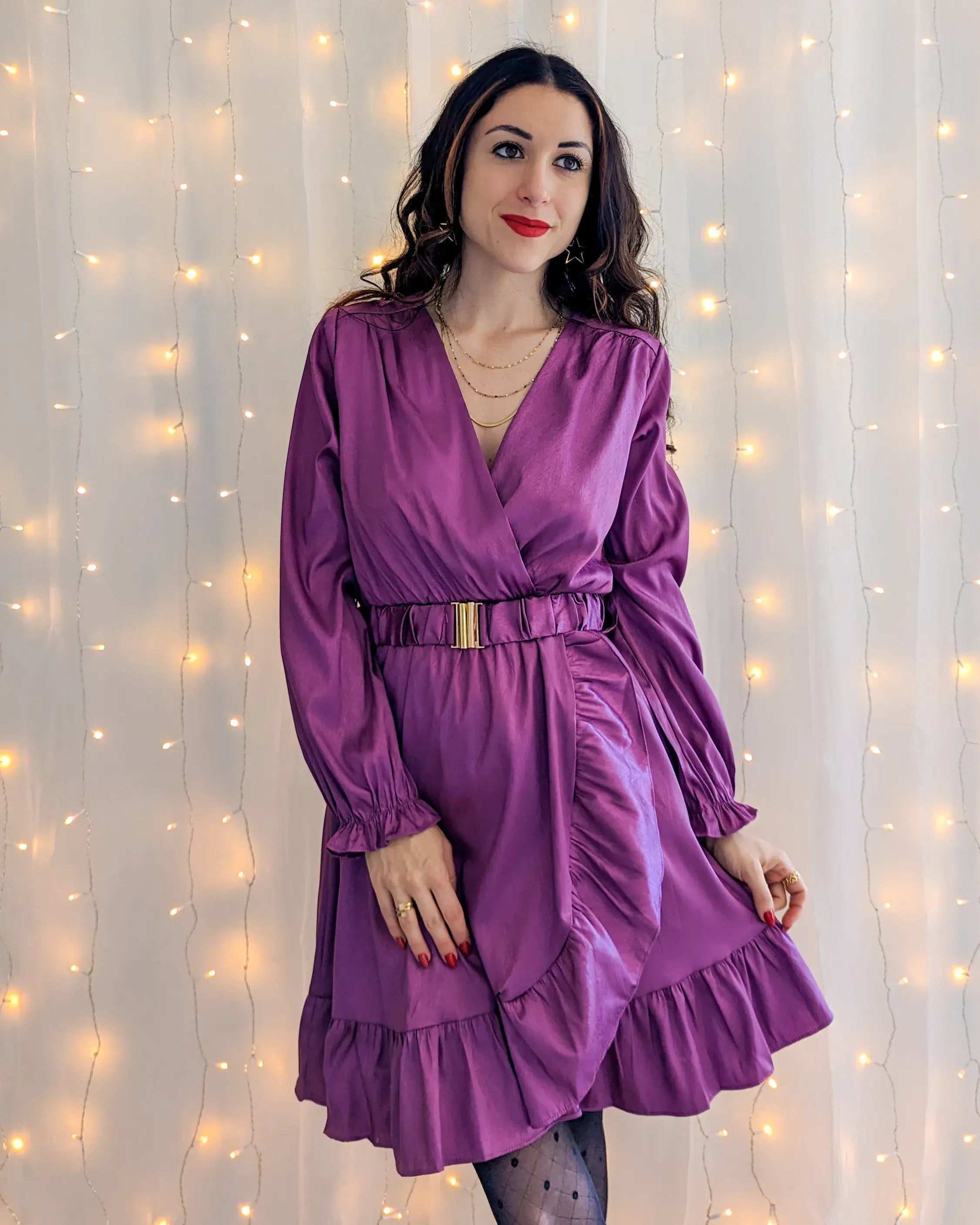 Robe violette - Tina
