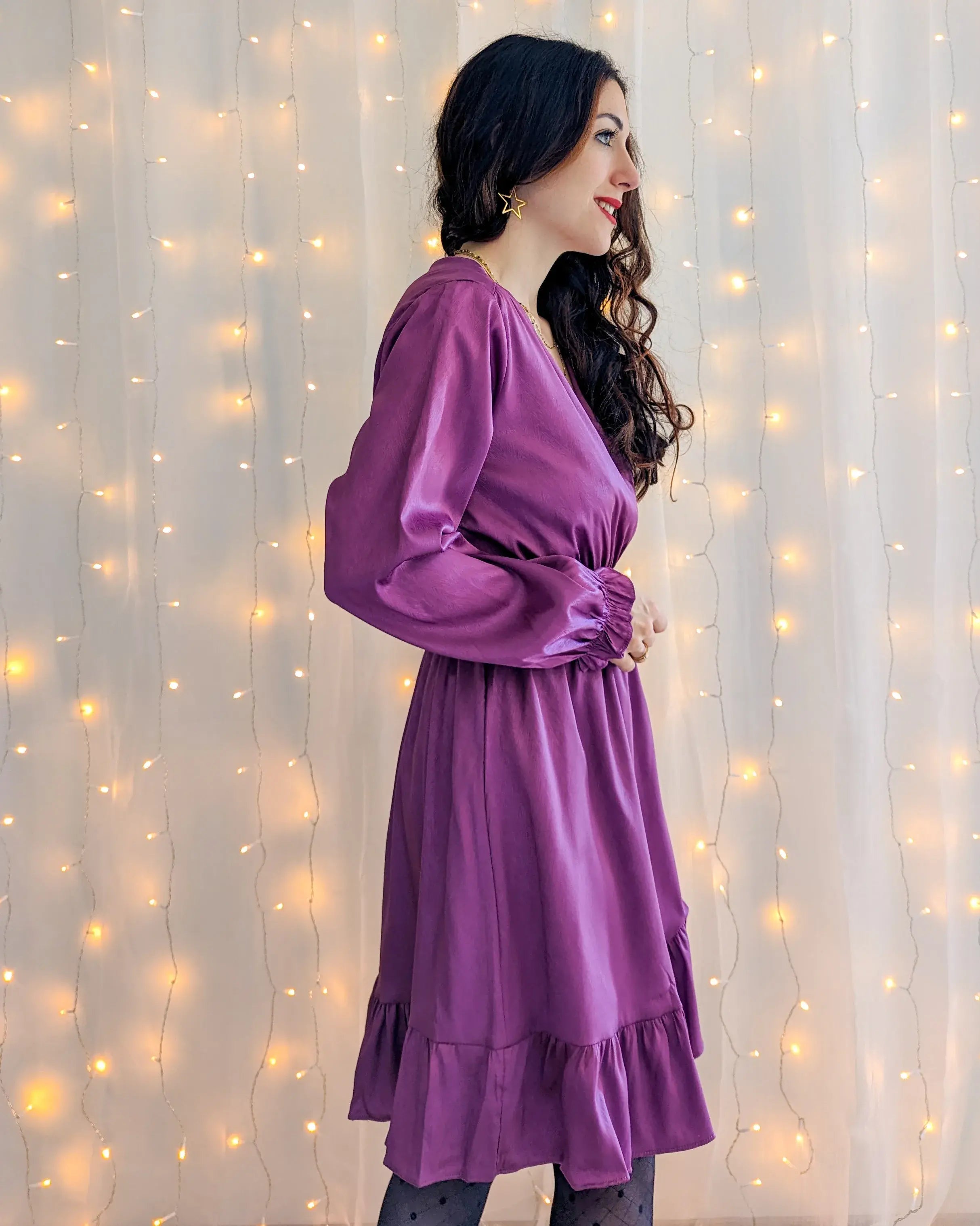 Robe violette - Tina