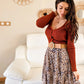Gilet fin terracotta - Max