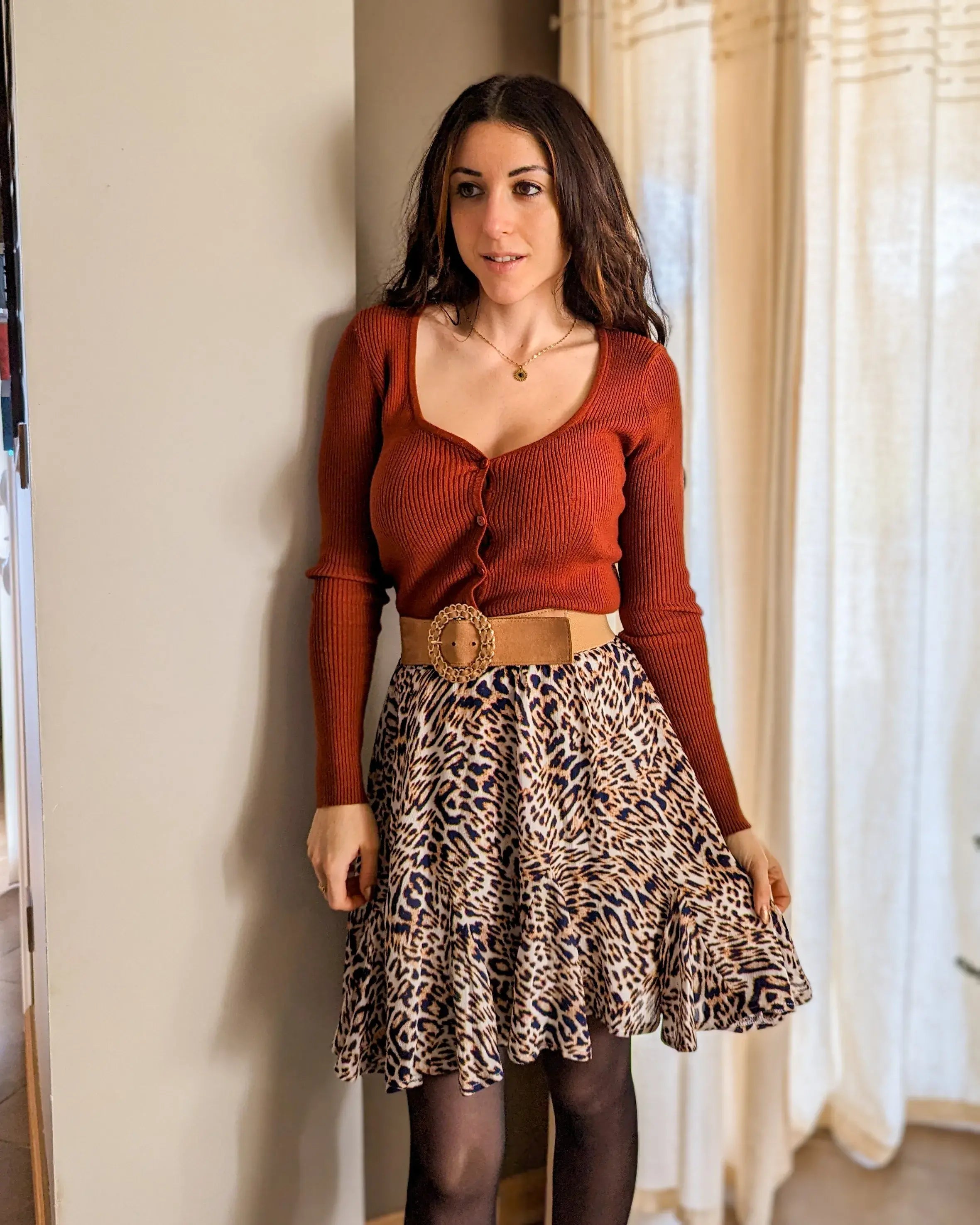 Jupe léopard - Antéa