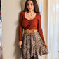 Gilet fin terracotta - Max