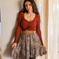 Gilet fin terracotta - Max