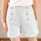 Short tweed bleu - Nate