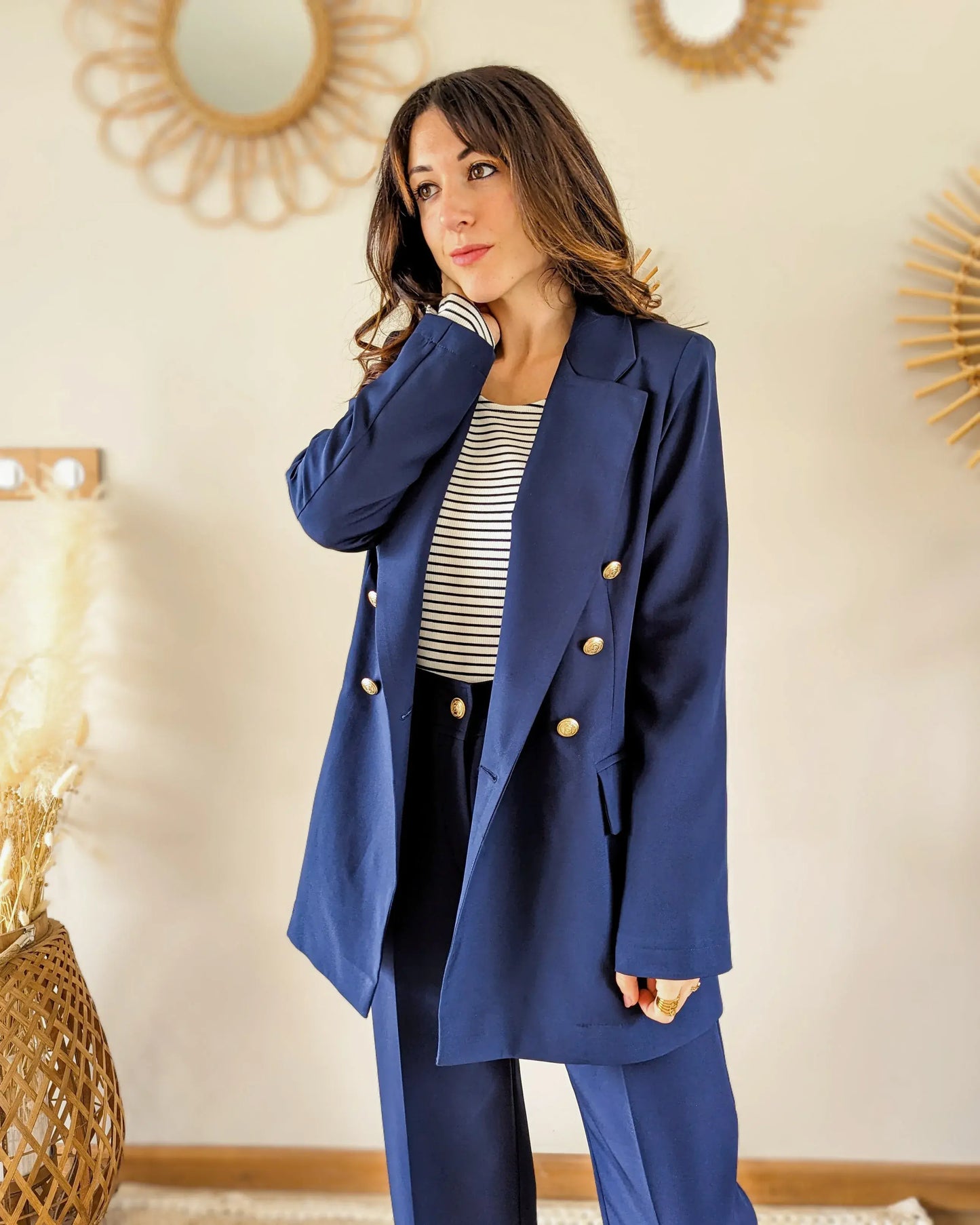 Veste marine Orlando - Made in France