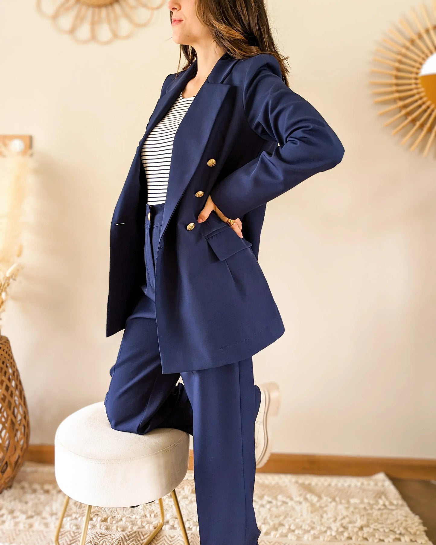 Veste marine Orlando - Made in France