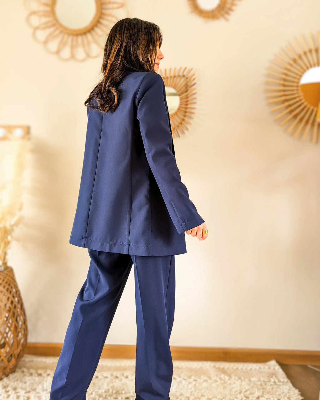 Pantalon marine Orlando - Made in France