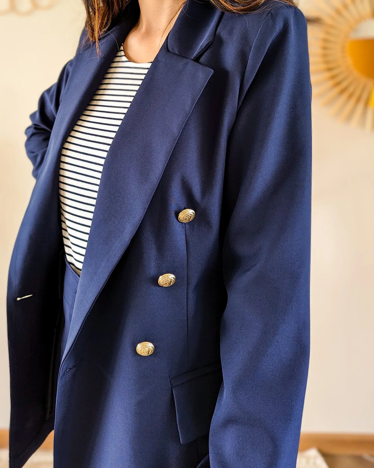 Veste marine Orlando - Made in France