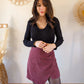 Jupe-short rouge - Nora