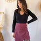 Jupe-short rouge - Nora