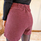 Jupe-short rouge - Nora