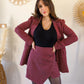 Jupe-short rouge - Nora
