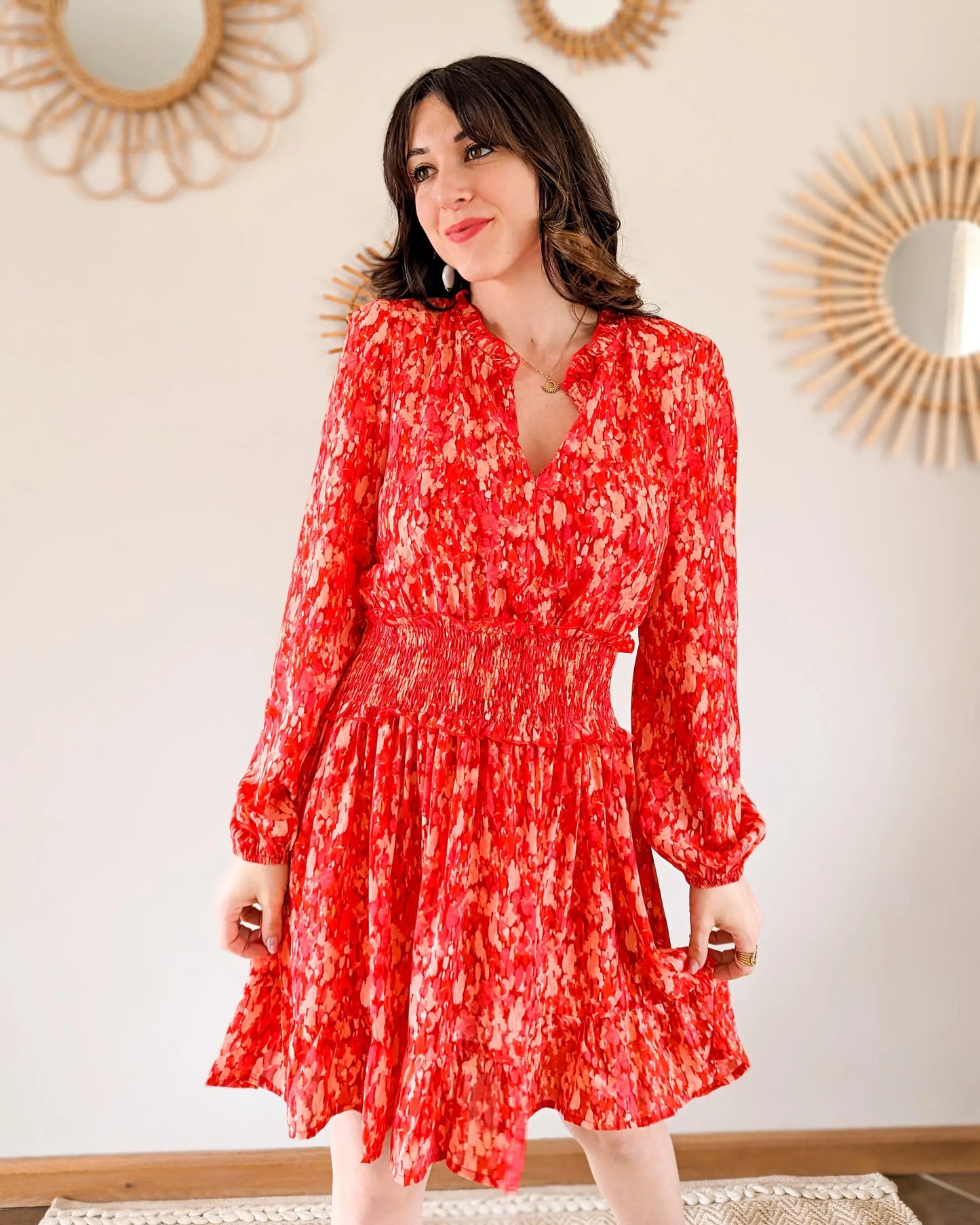 Robe rouge - Enora