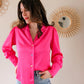 Chemise rose Carlota - Made in France