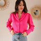 Chemise rose Carlota - Made in France