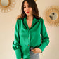 Chemise verte Carlota - Made in France