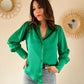 Chemise verte Carlota - Made in France