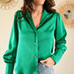 Chemise verte Carlota - Made in France