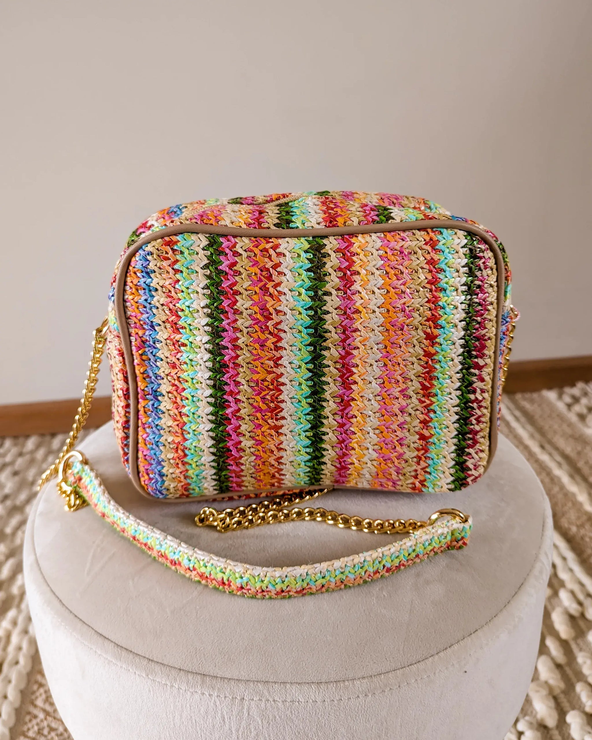Sac multicolore tresse Dan Garochic
