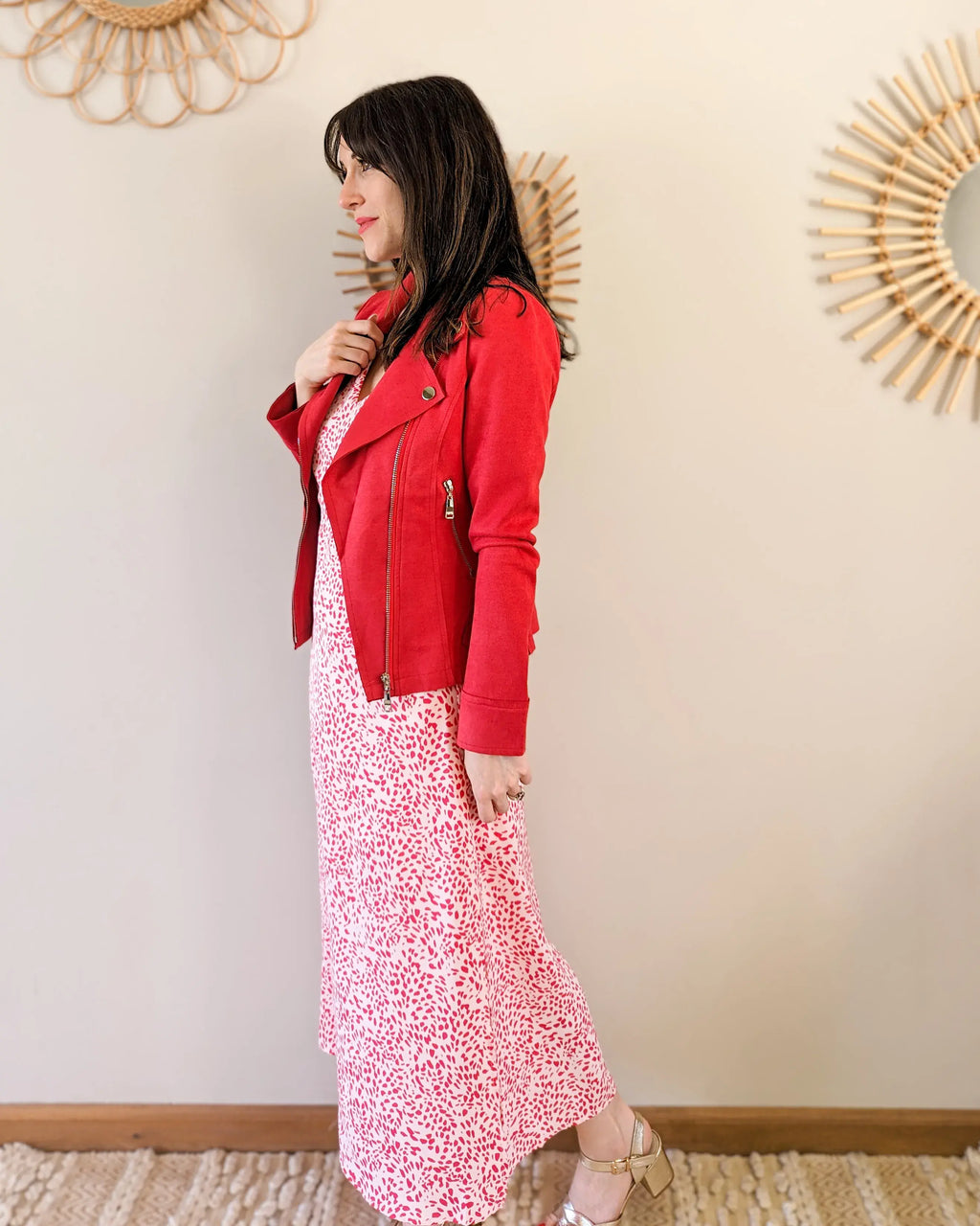 Robe longue à motifs - Sibylle