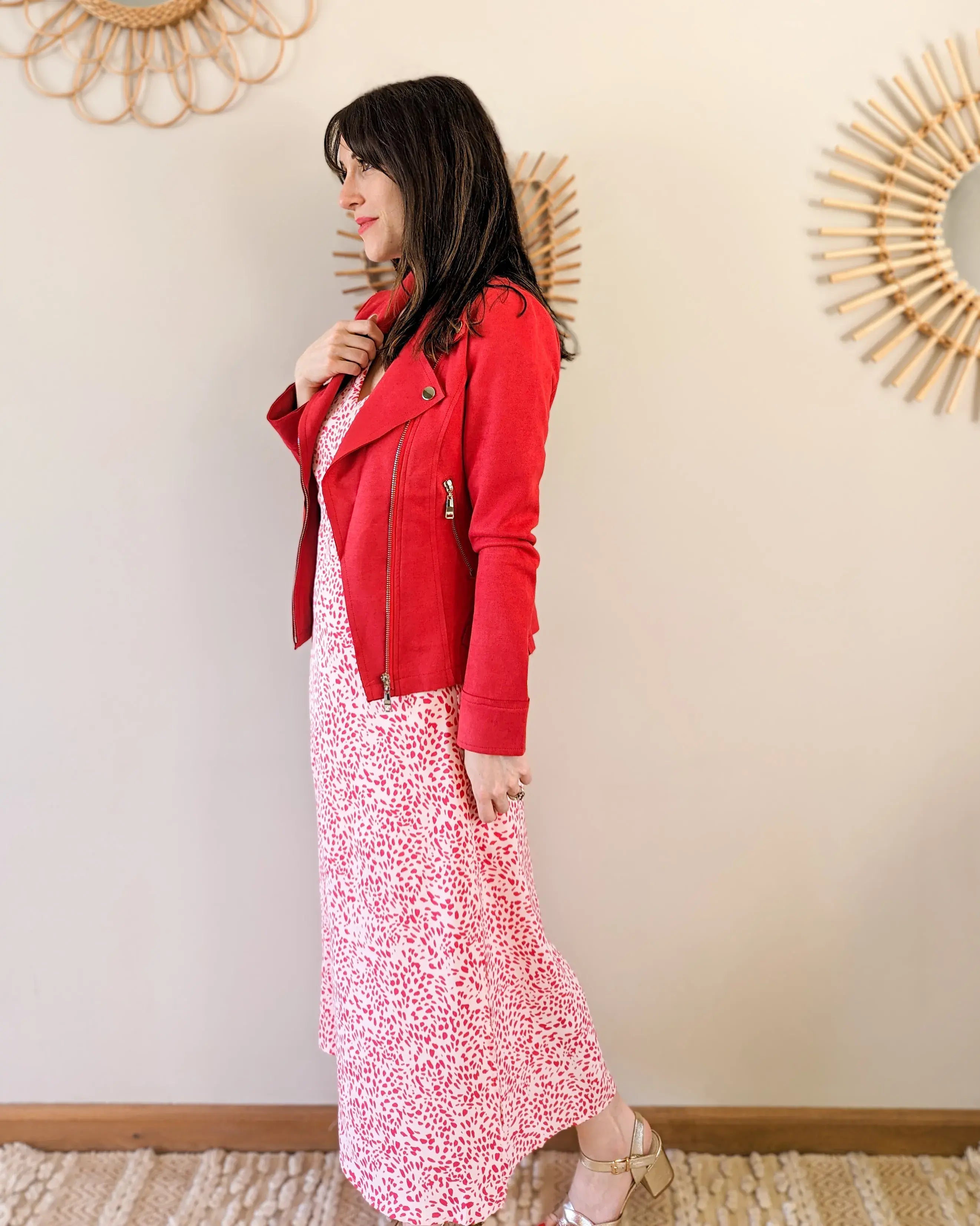 Robe longue à motifs - Sibylle