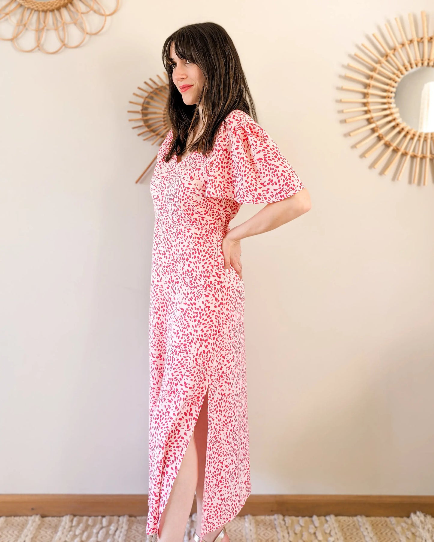Robe longue à motifs - Sibylle