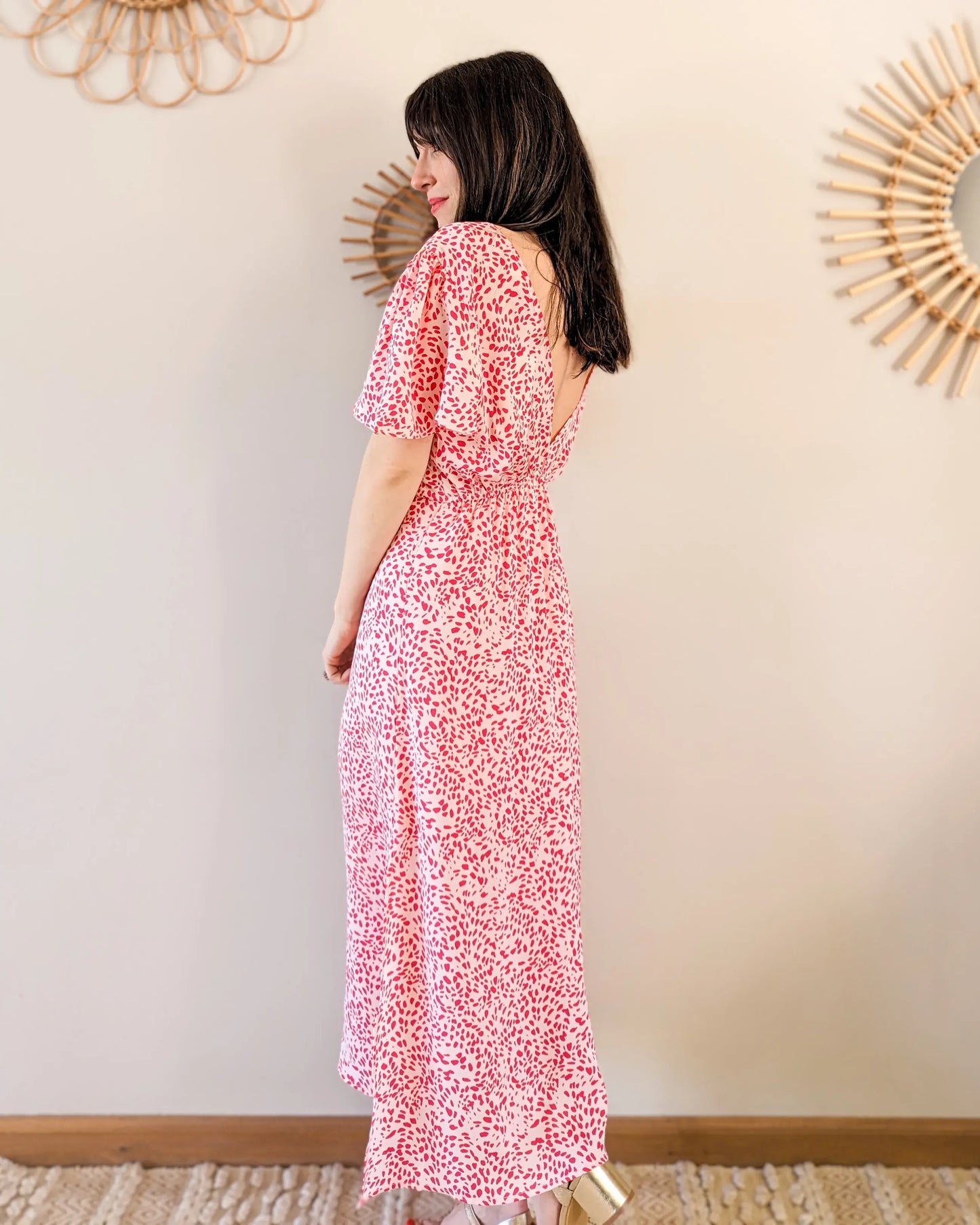 Robe longue à motifs - Sibylle