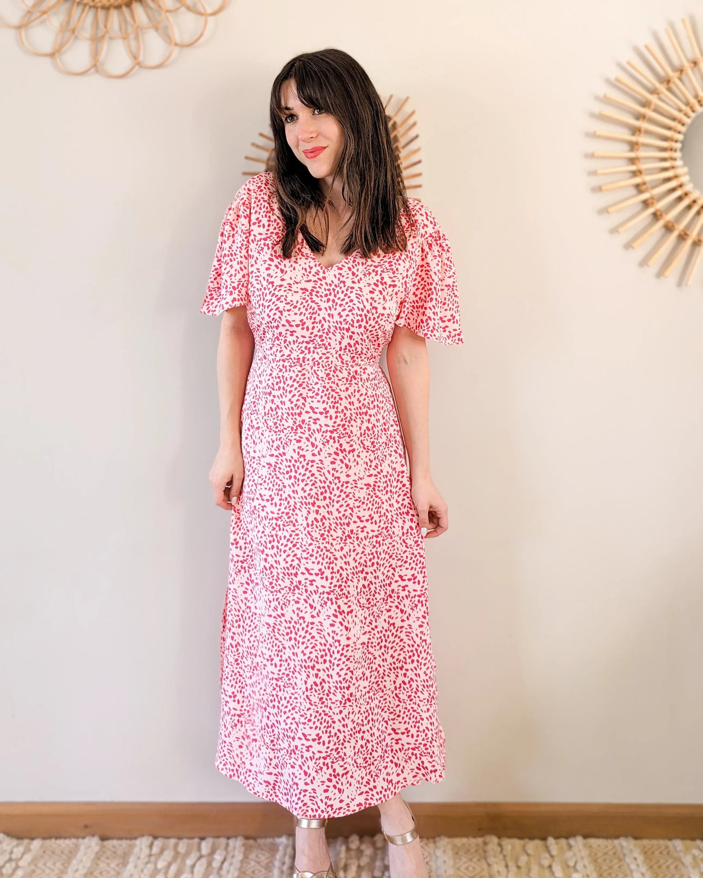 Robe longue à motifs - Sibylle