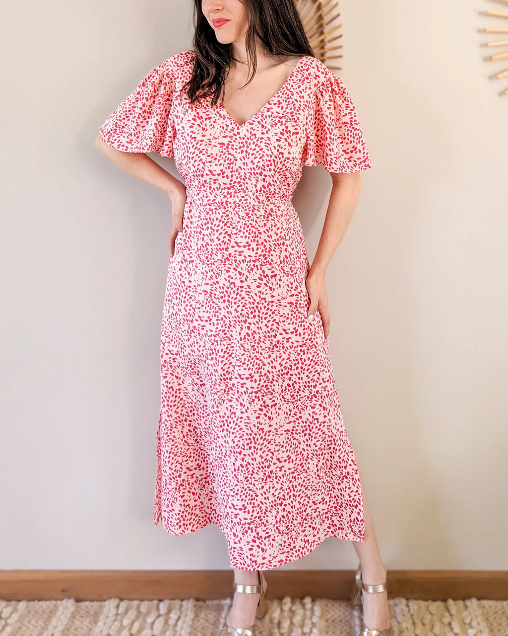 Robe longue à motifs - Sibylle
