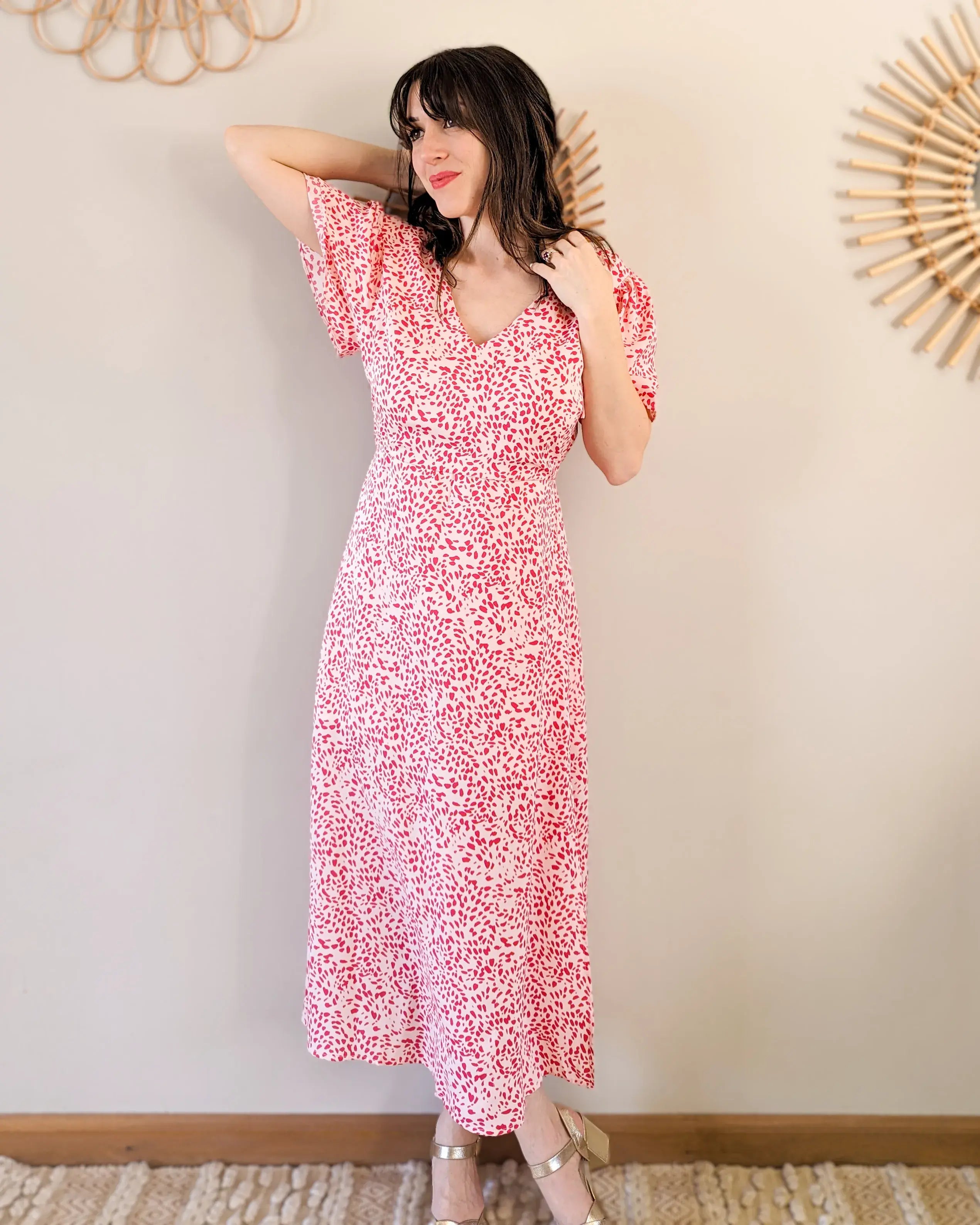 Robe longue à motifs - Sibylle